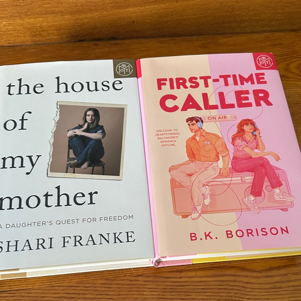 New condition bundle of 2 books. Book of the month club reads.